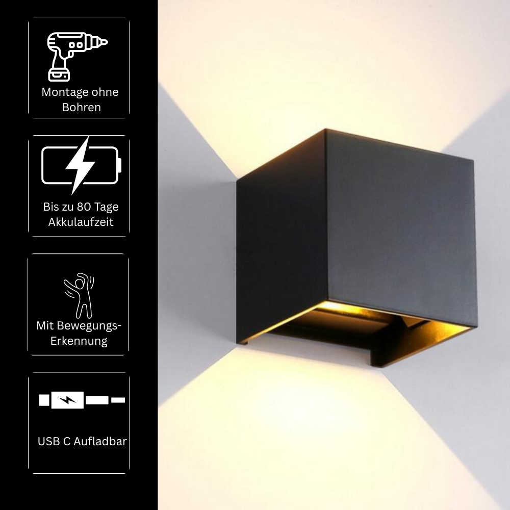 Drahtlose Wandleuchte