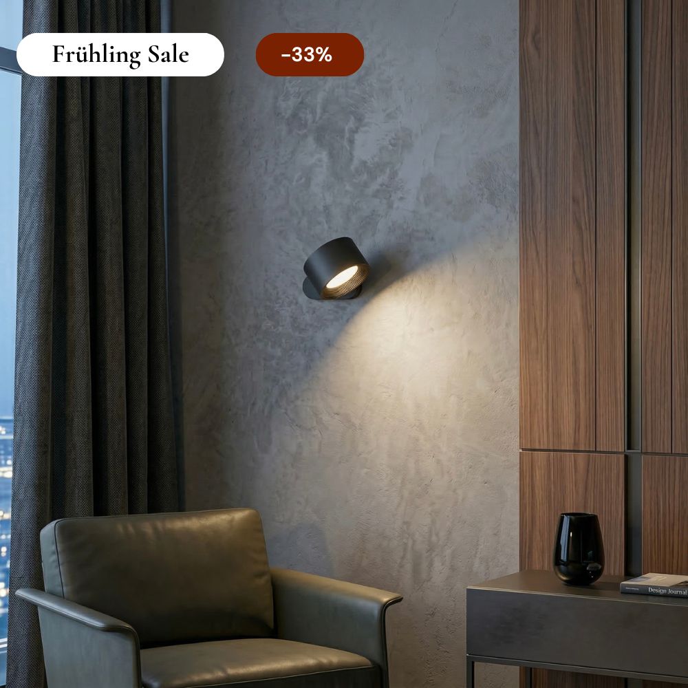 360° Akku-Wandleuchte