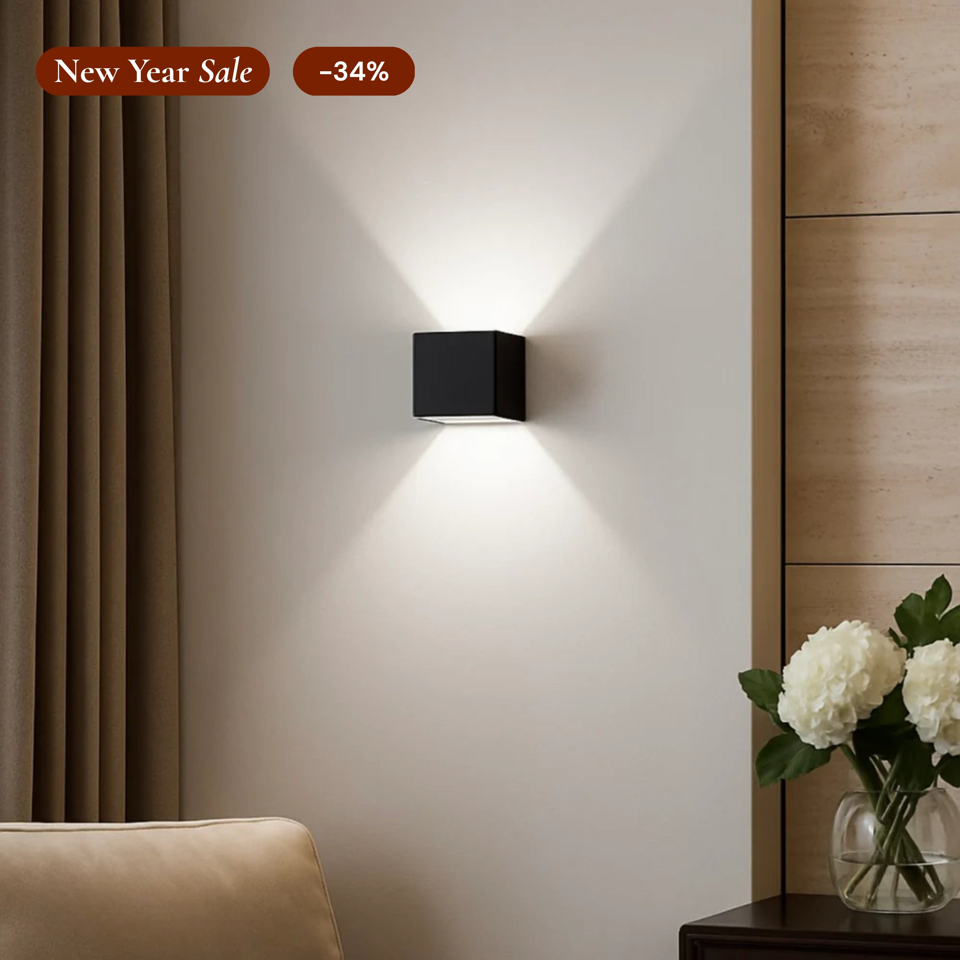 Drahtlose Wandleuchte