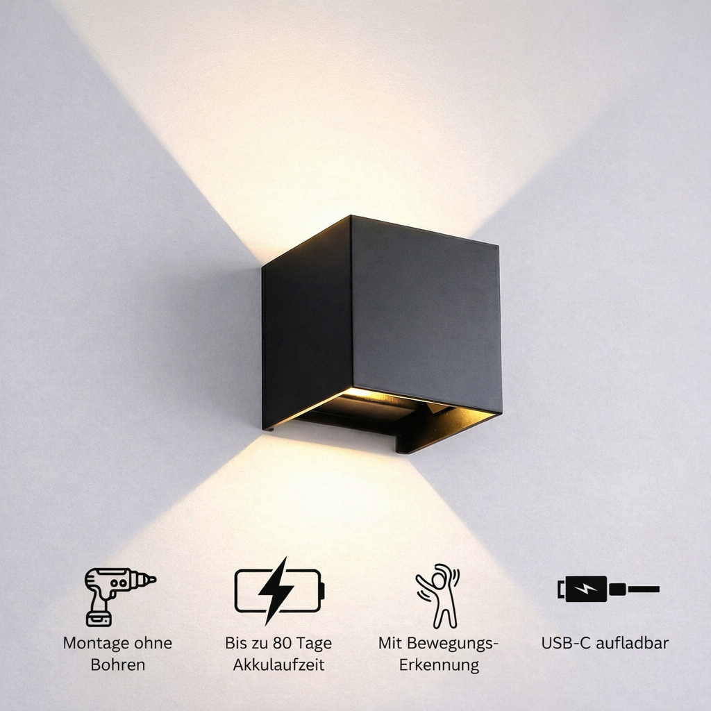 Drahtlose Wandleuchte