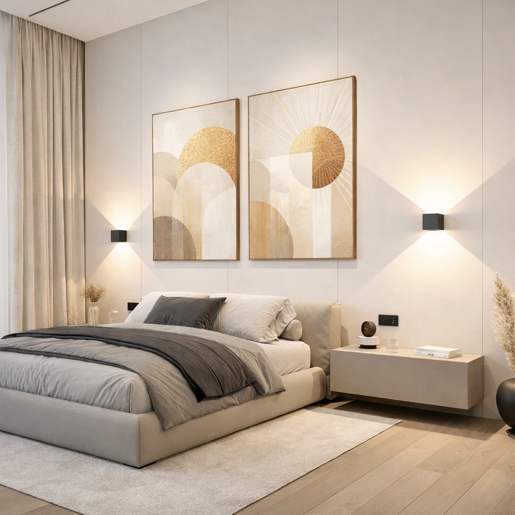 Drahtlose Wandleuchte