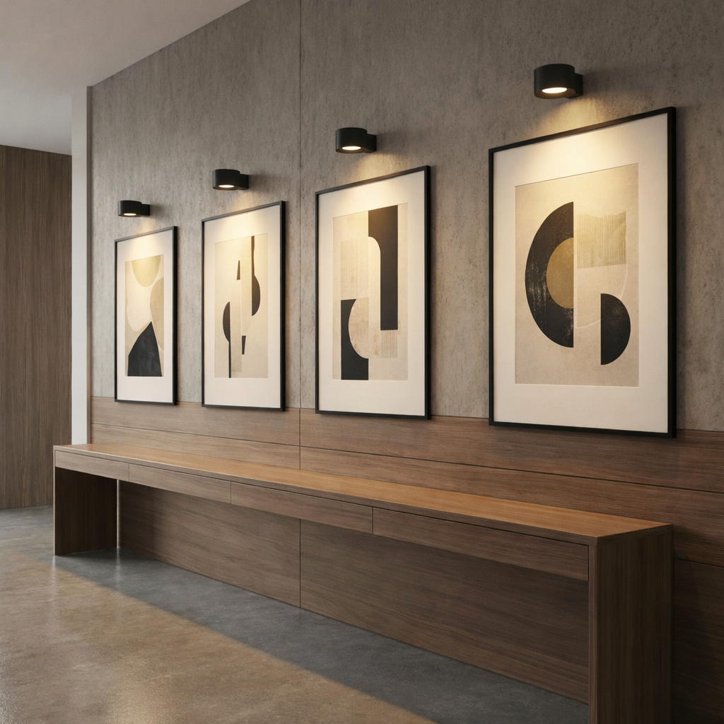 360° Akku-Wandleuchte